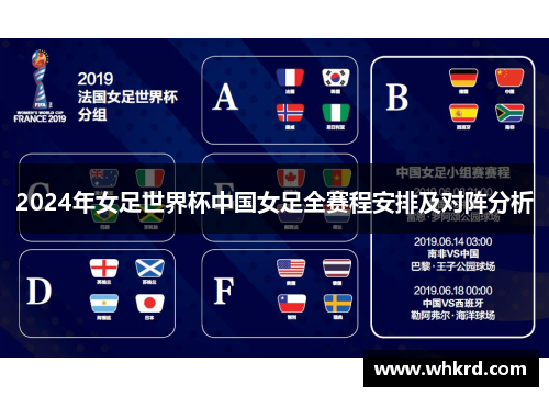 2024年女足世界杯中国女足全赛程安排及对阵分析